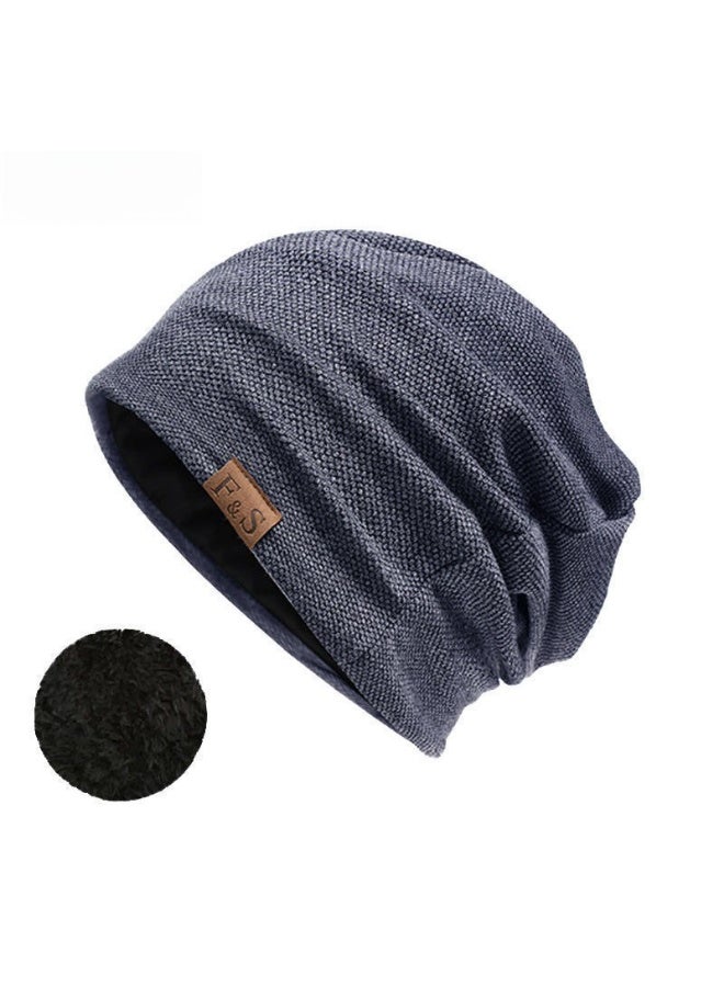 VIUAUAX 1pc Warm Beanie Hat For Men And Women, Knitted Winter Hats Slouch Beanie Hat For Men Women Summer Winter Long And Oversized Cap Stretchy Skull Cap Soft Spring Autumn Warm Daily Outdoor Cuffed Hats - Image 1